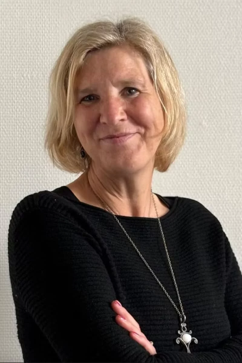 Louise Mennen tijdens haar werk als trainer en coach